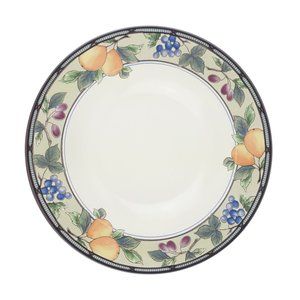 Mikasa Intaglio Garden Harvest Soup Bowl Large Rim Set Of 2